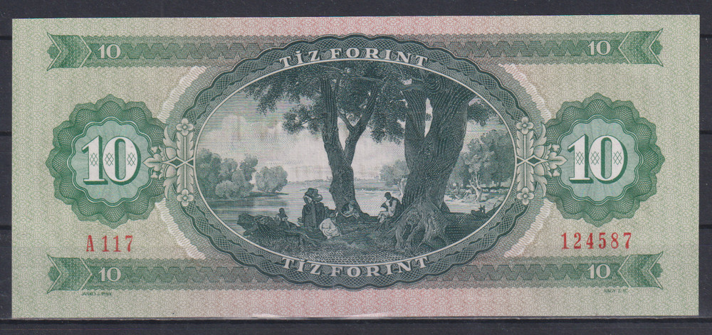 Hungary 10 Forint 1975 UNC &528