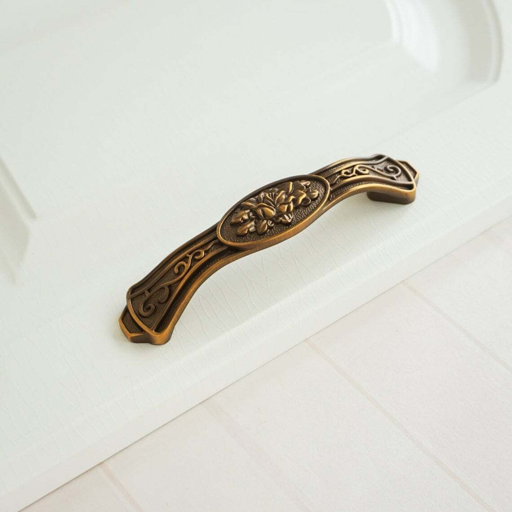 3.78" 5" Black Crystal Dresser Knobs Drawer Handle Pulls Cupboard Cabinet Handle