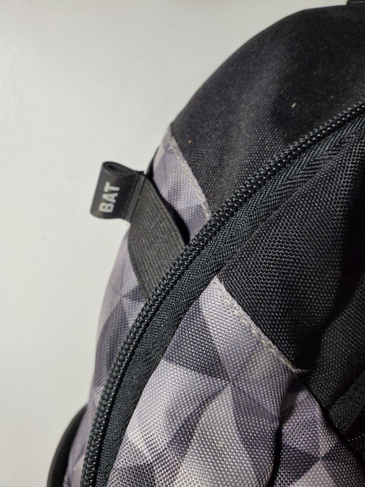 Adidas Backpack Bat Pack Baseball Softball Equipment Black Gray EUC