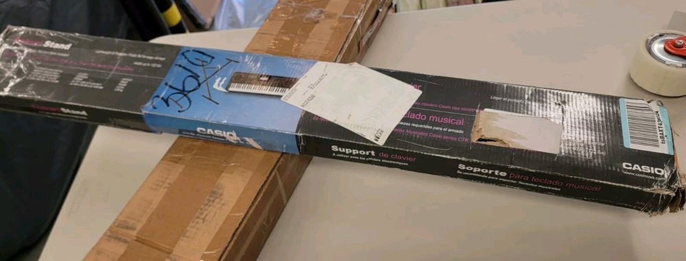 Casio ARST Single-X Adjustable Keyboard Stand , Black