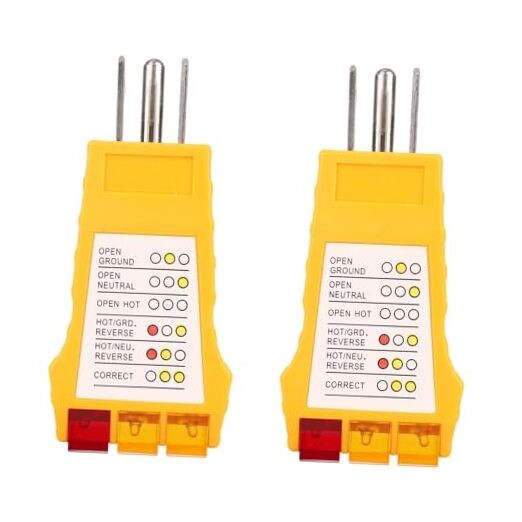 2pcs Outlet Tester, Socket Plug inTester for Standard North American AC
