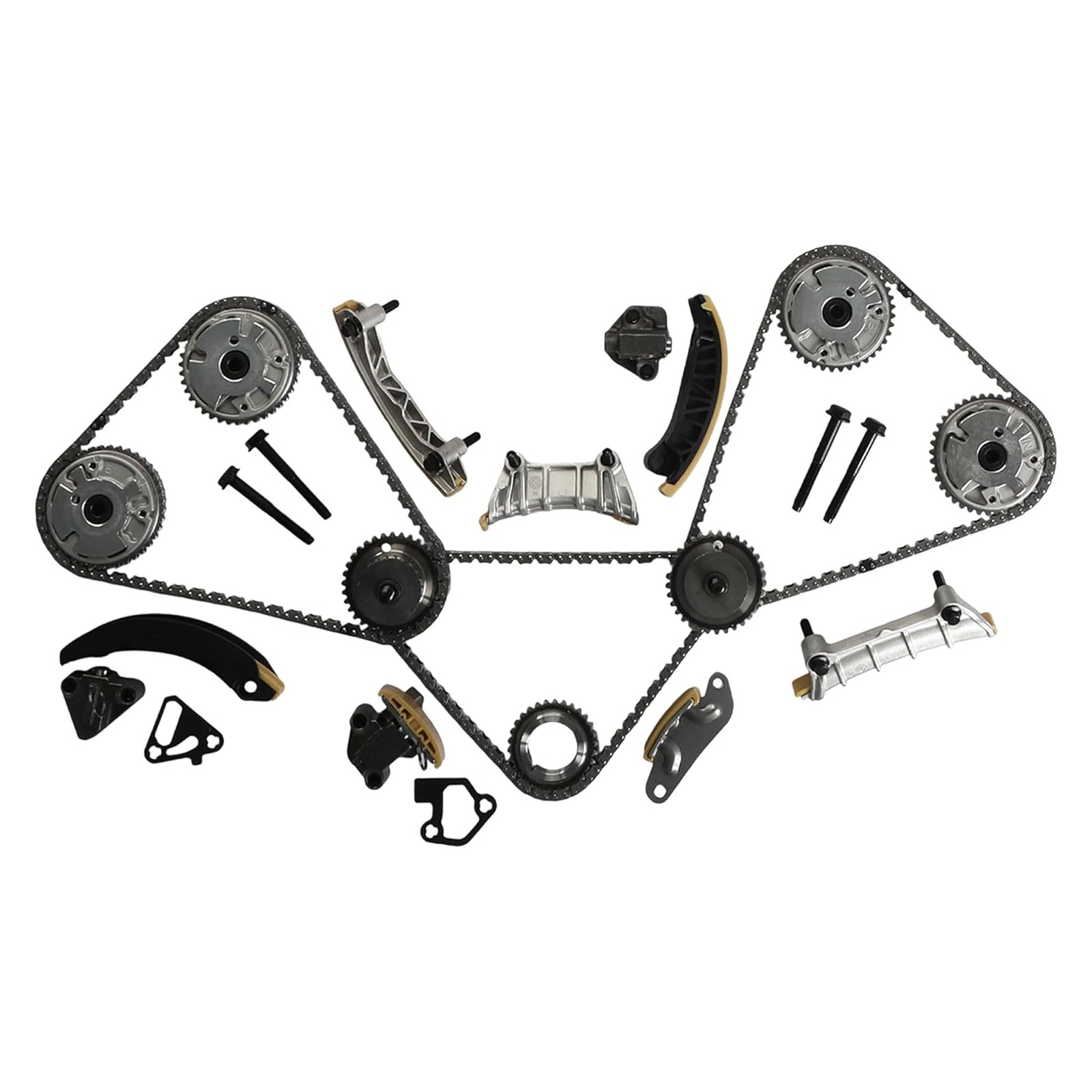 Engine Rebuild Kit Timing Chain VVT Bearing For BUICK Cadillac Chevy Equinox3.6L
