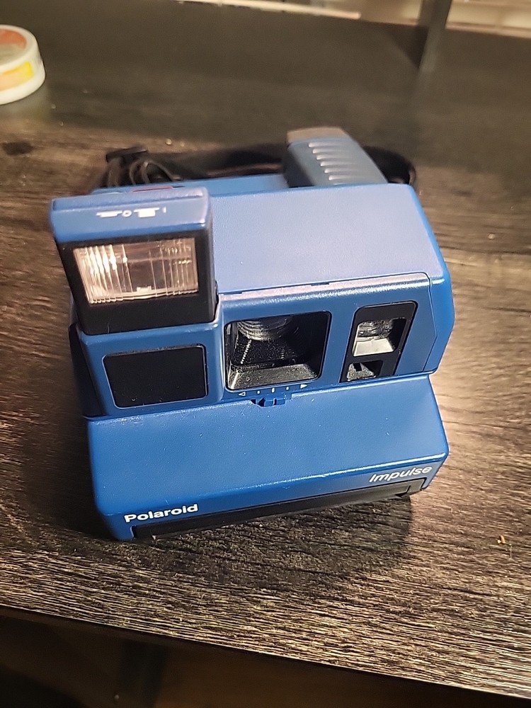 Polaroid Impulse Blue Instant Camera Vintage - WORKING