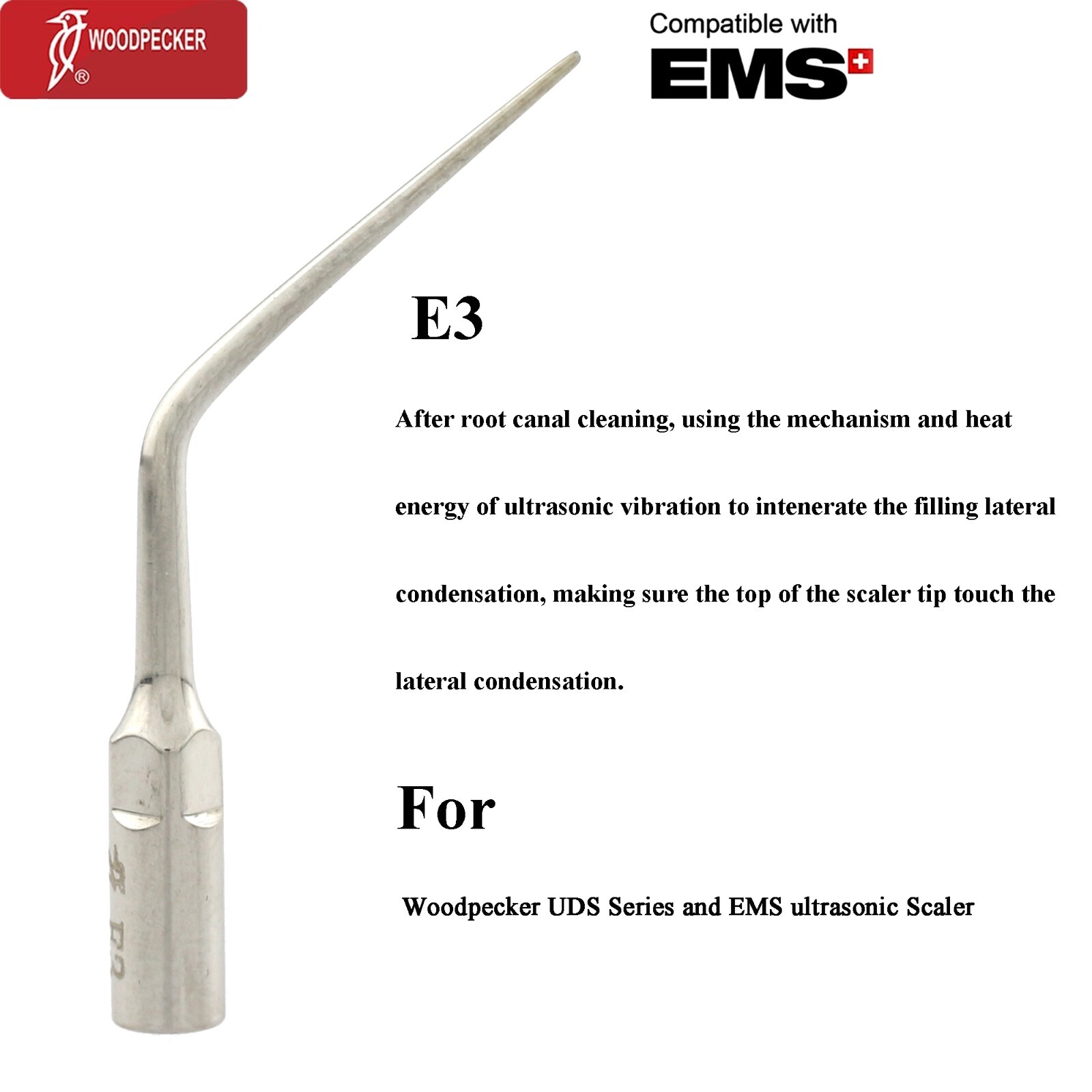 Woodpecker Dental Ultrasonic Piezo Scaler Tips Endo Perio DTE SATELEC NSK EMS