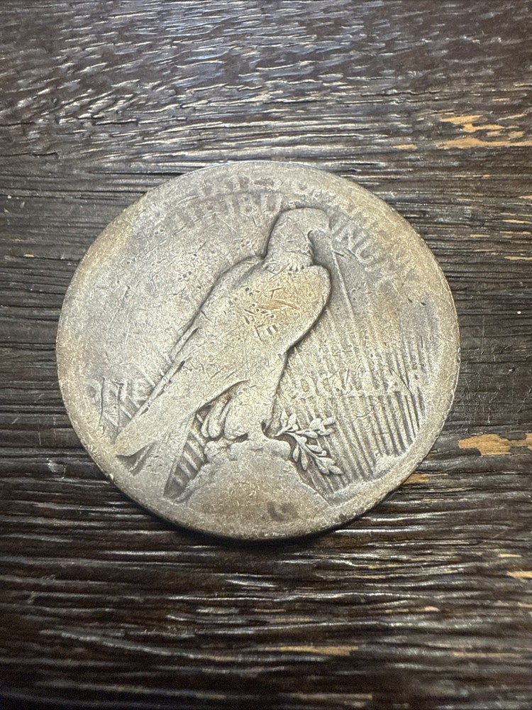 1922 Peace Dollar 90% Silver Toned