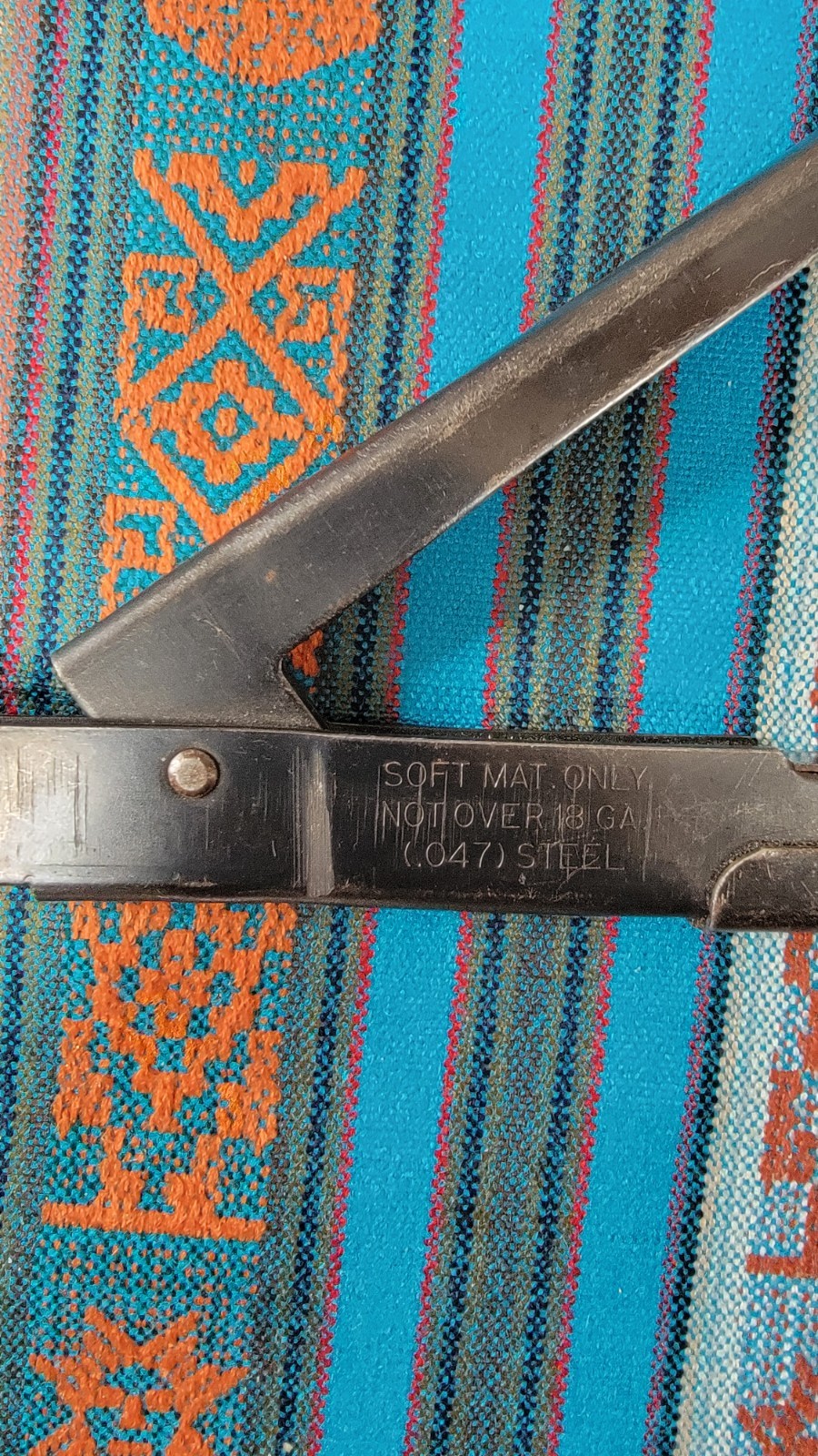 (1) Vintage Adel Tool Co. Chicago IL Hand Nibbler .047 Steel 18GA Soft Mat Only