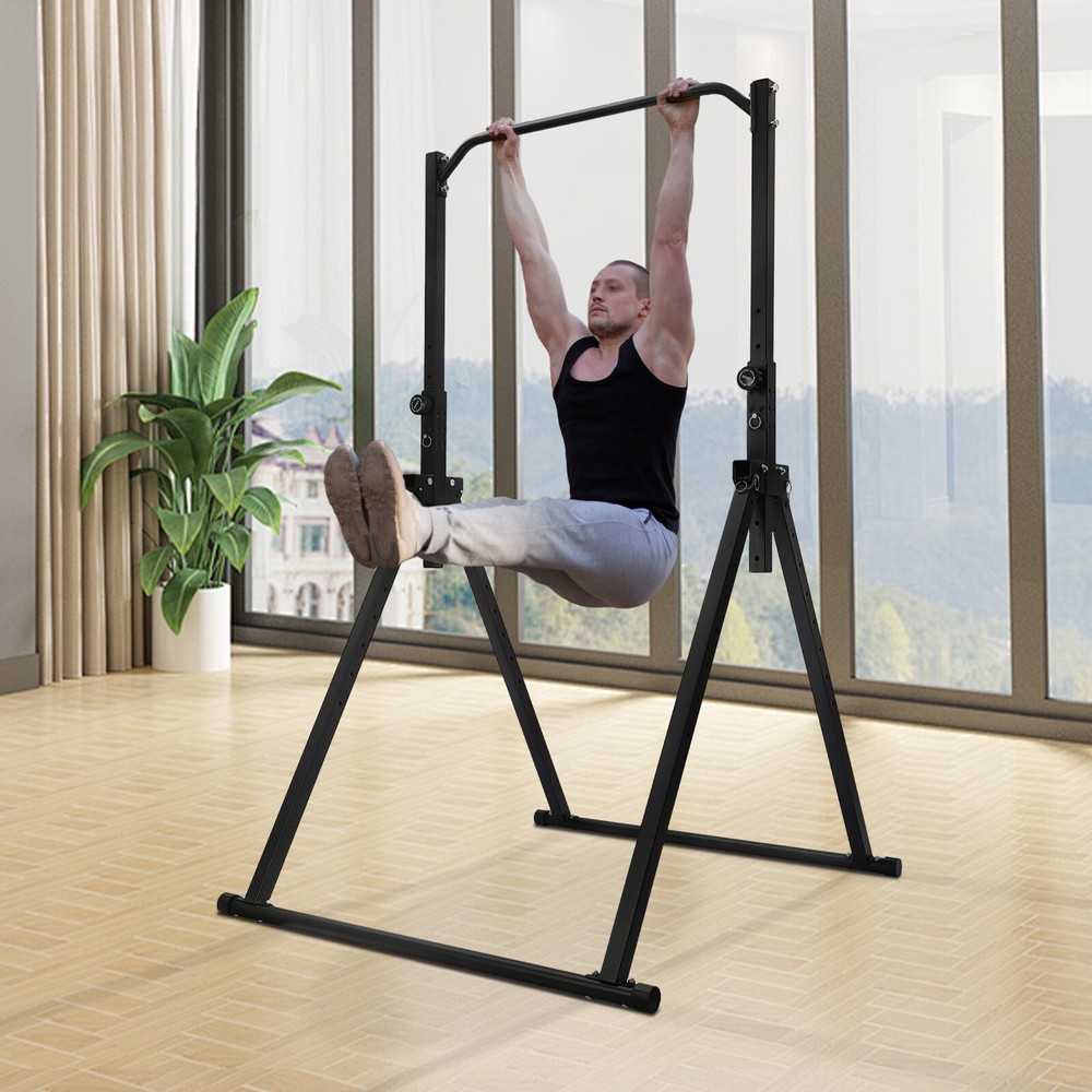 Horizontal Bars Equipment Adjustable Height Pull Up Bar Strength Training Device