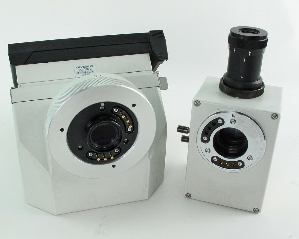 Olympus Microscope Camera and Viewing Assembly PM-DLF PM-PB20