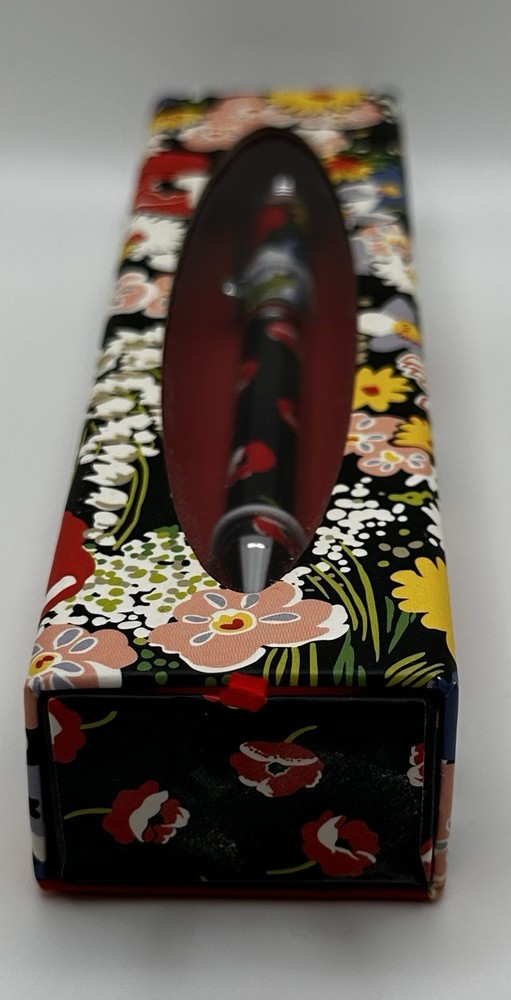 Vera Bradley NWT NIB Take Note Cube Note Paper & Ball Point Pen Poppy Fields