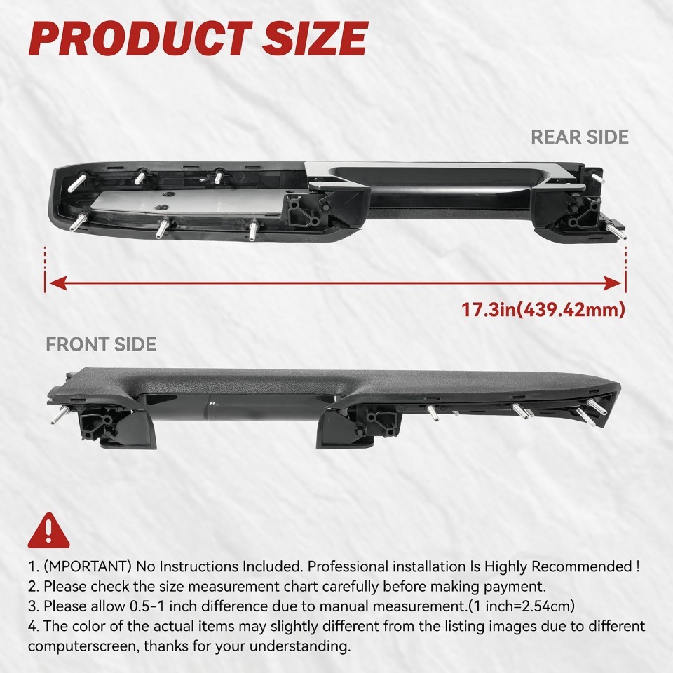 22818465 Front Left Driver Side Armrest Repair Kit Fit for Chevy Silverado 1500