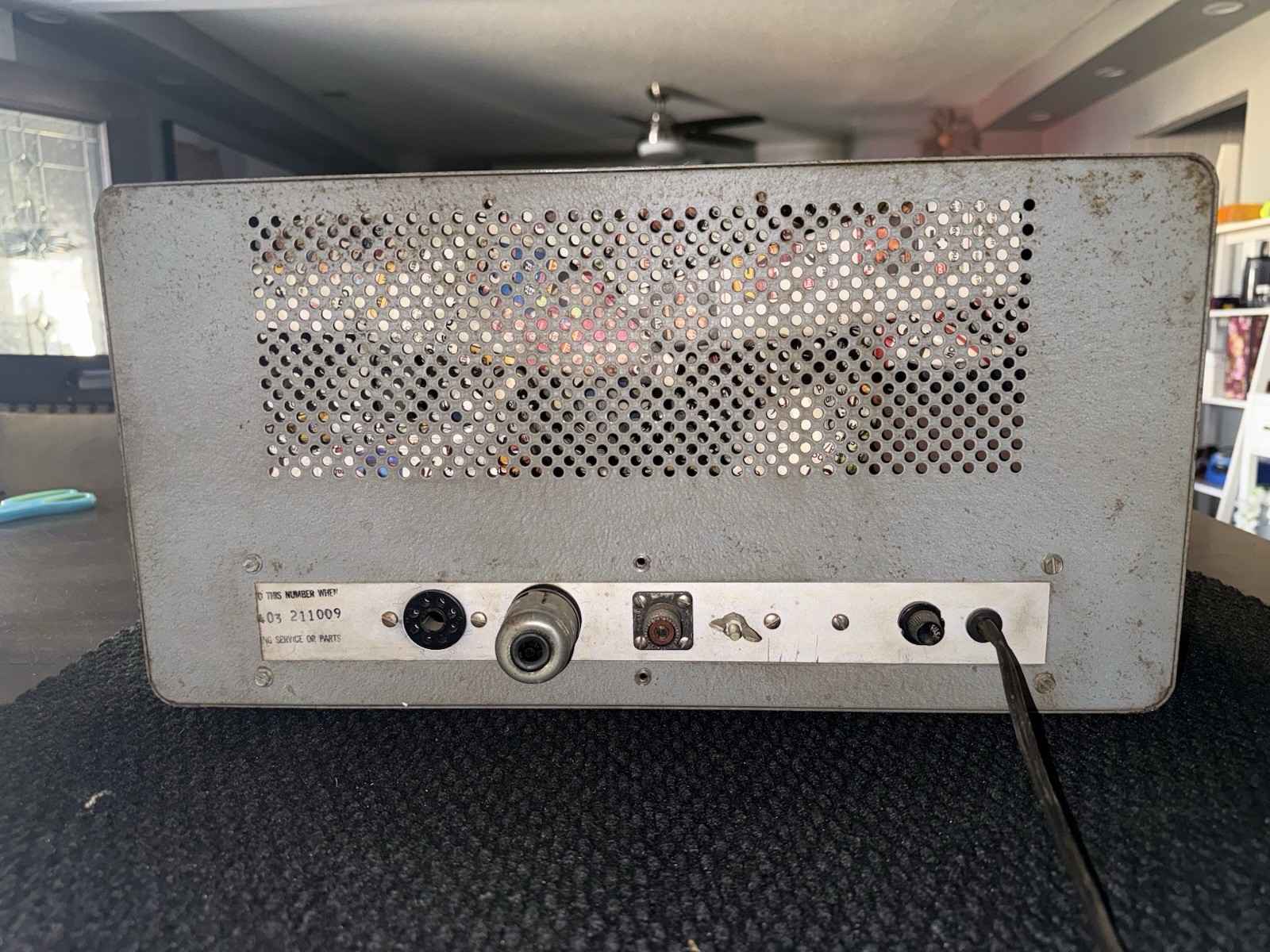 Knight T-150A Mono Band Ham Radio Transmitter AM CW Gray