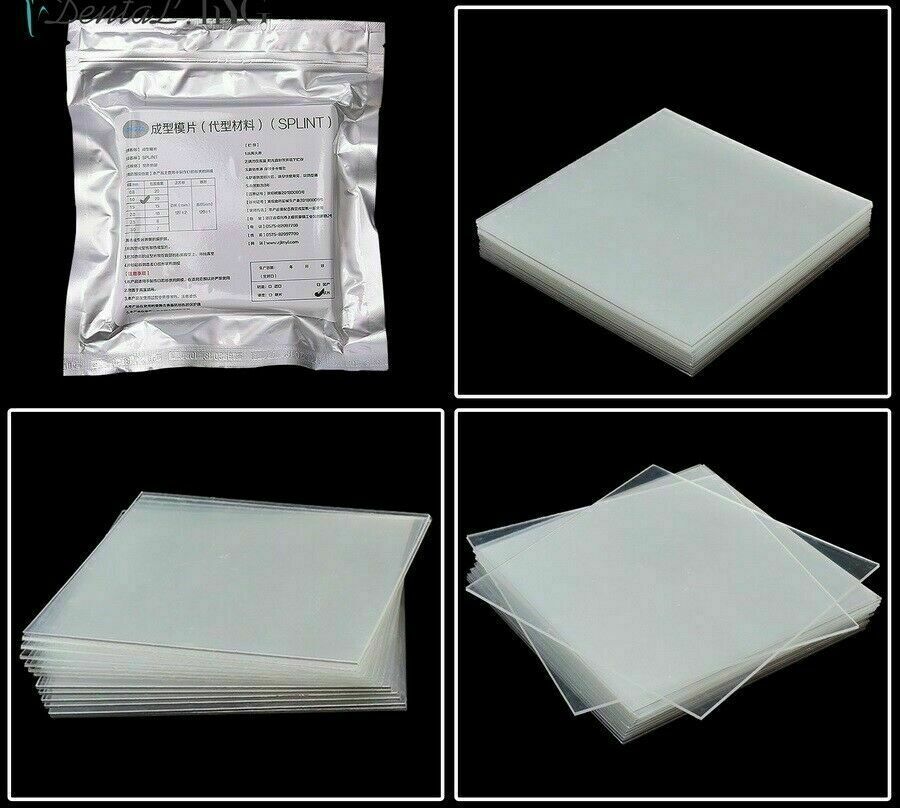 Dental Orthodontic Plastic Retainer Splint Vacuum Thermoforming Sheets Soft Hard