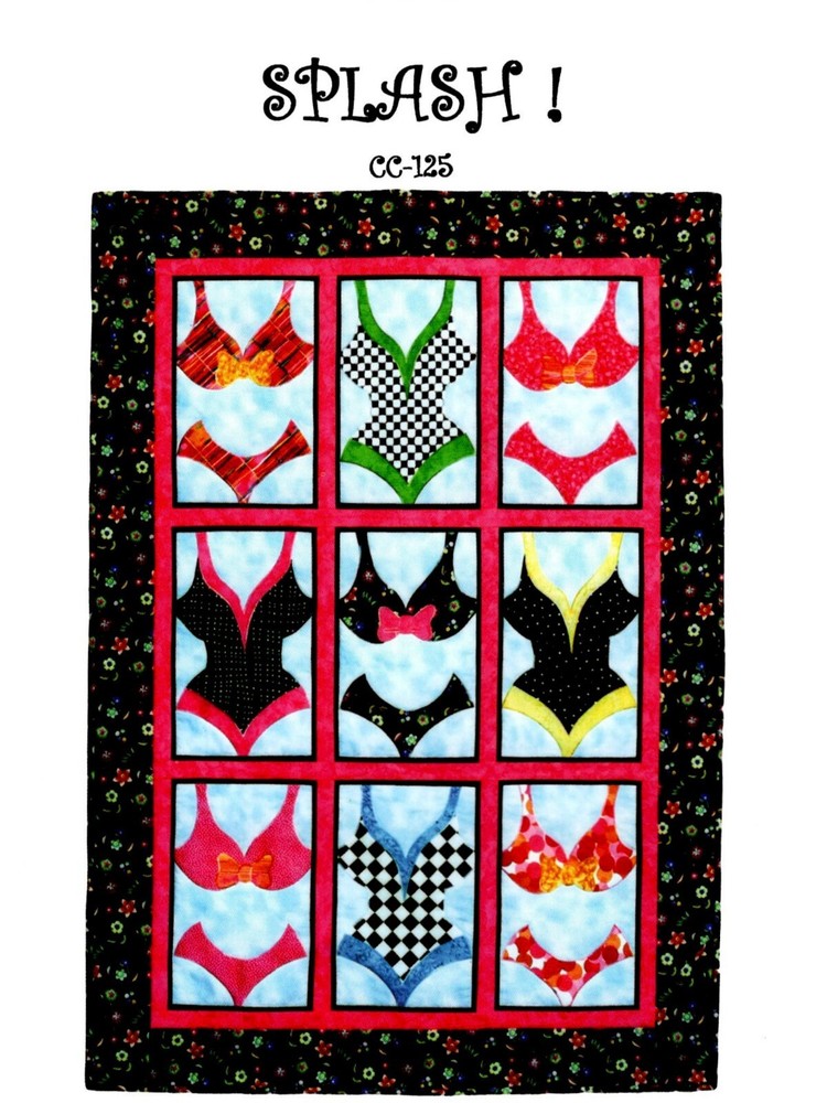 Splash Wall Quilt Pattern by Custom Creations CC-125