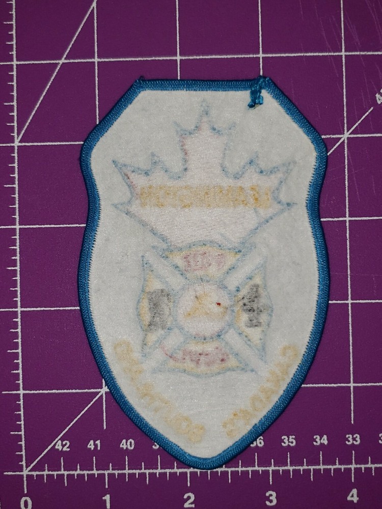 Leamington Canada Fire department shoulder patch