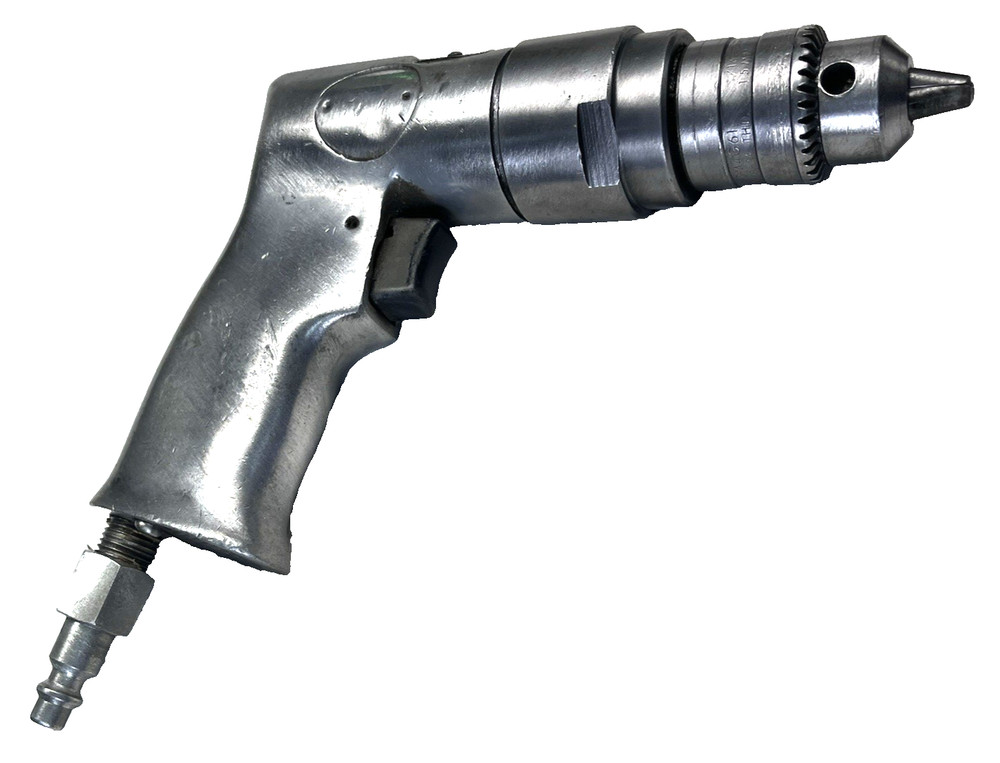 2 Pneumatic Tools - Straight Grinder, Drill W/Wrenches/Key