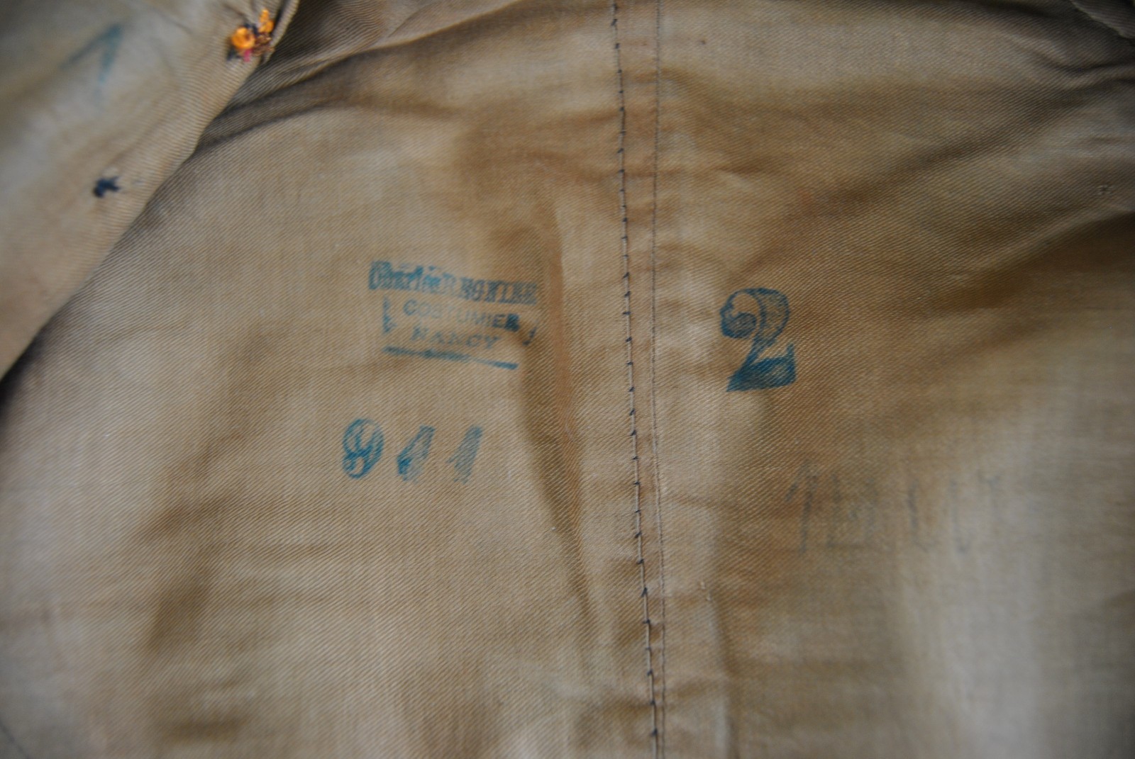 Late 1800s Old French Parisian Theatre Napoleonic Uniform Tunic and Bonnet