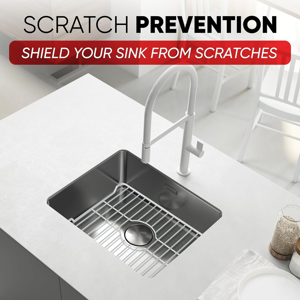 Small White Sink Protector