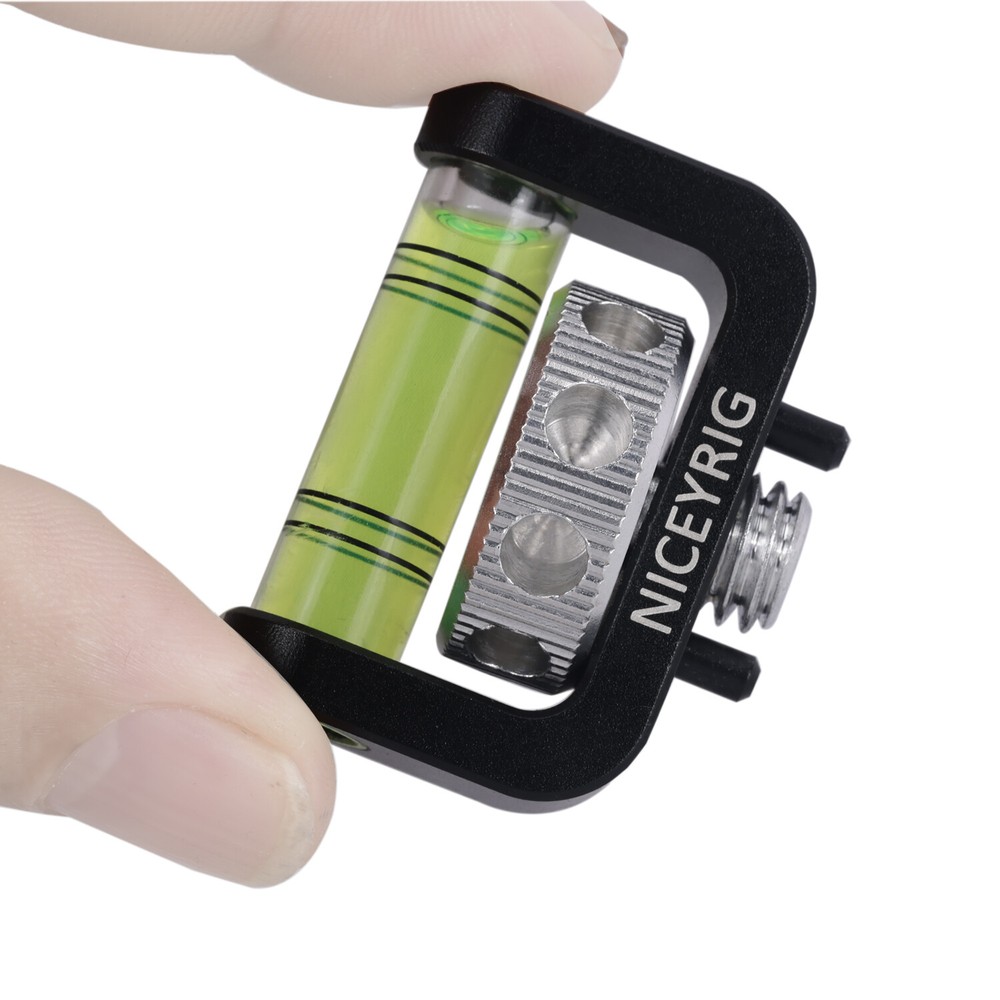 Niceyrig Linear Bubble Level with 3/8" Arri Locating Pin