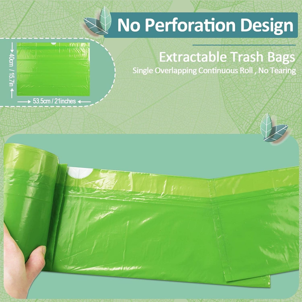 Commode Liners for Bedside Commode Vanilla Scented 100Pcs Disposable Bags Univer