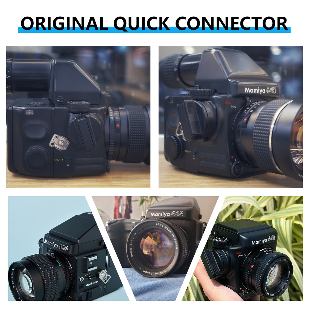 2X Lugs Shoulder Strap Adapter Clips For Mamiya 645 Pro/Pro TL/Super Camera