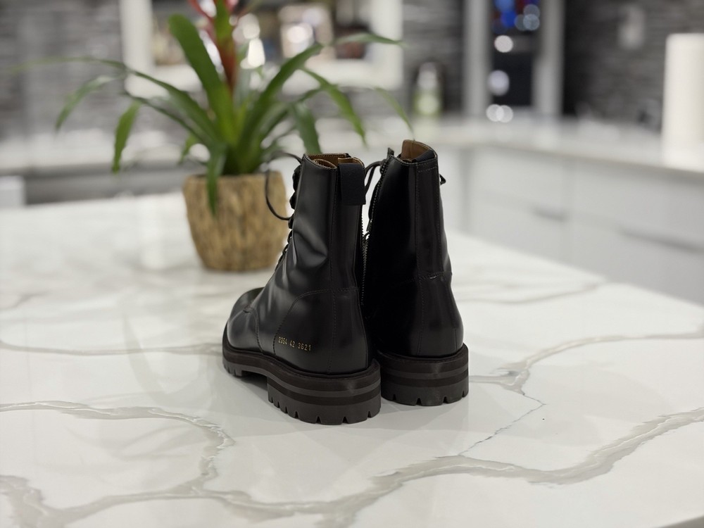 common projects Men’s combat Boot Brown Size 42