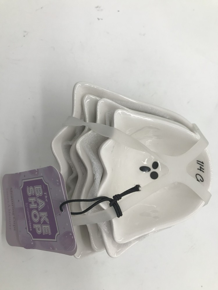 Bake Shop Ceramic Ghost Measuring Cup Set BB02B31034