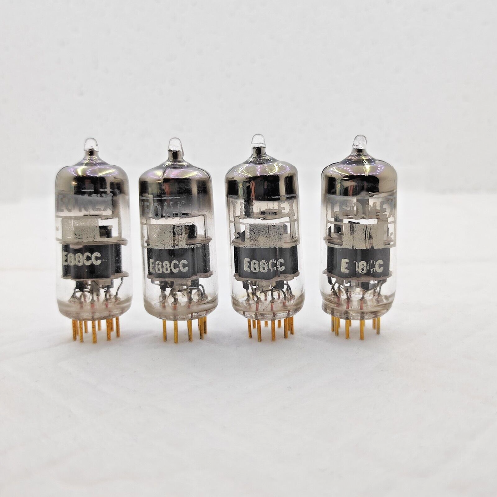Teonex E88CC CCa 6922, strong matched pair, Philips factory, NOS NIB