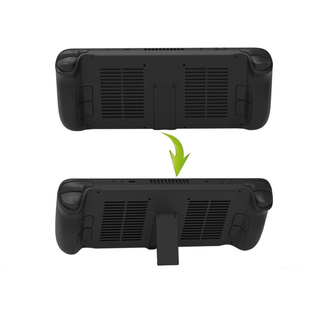 Game Console Cooling Backshell Protective Case with Bracket For Steam Deck