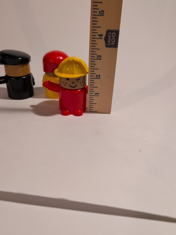 IKEA LILLABO Toy Development Figures Professional Workers 3" Multicolor 3 Pack