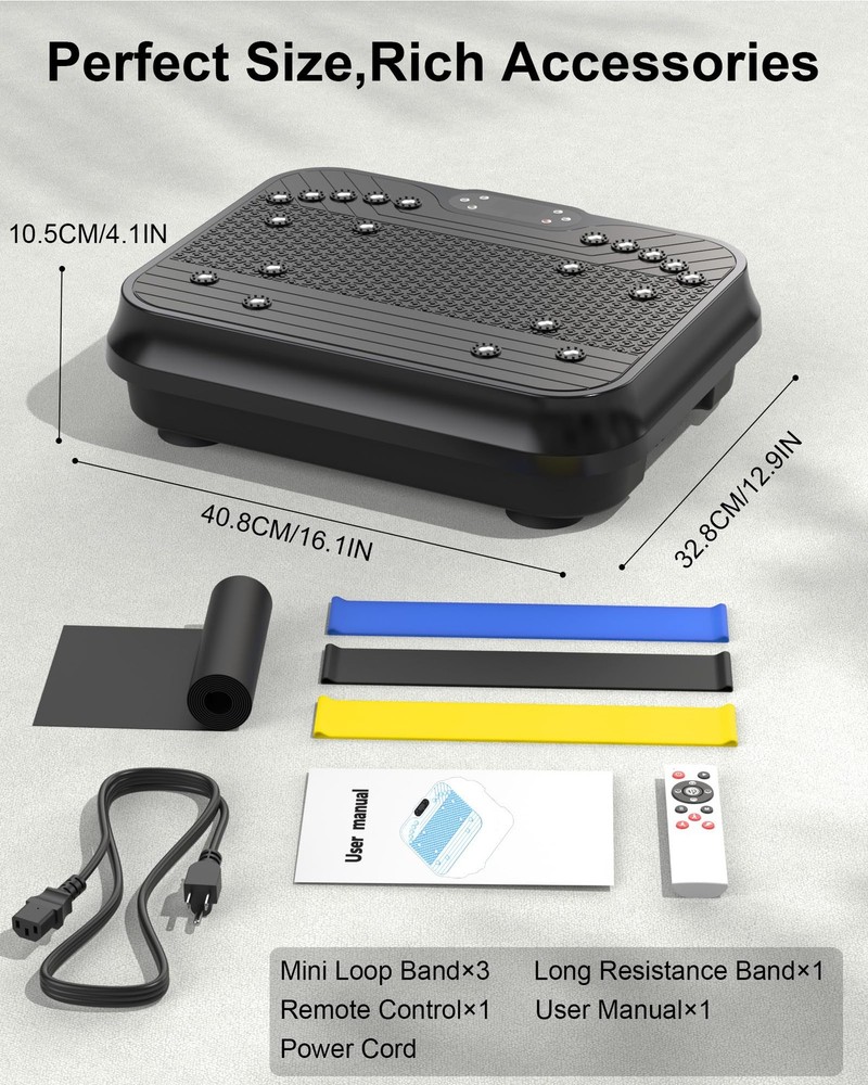Vibration Plate Exercise Machine, Shake Plate, Vibration Plate for Lymphatic ...