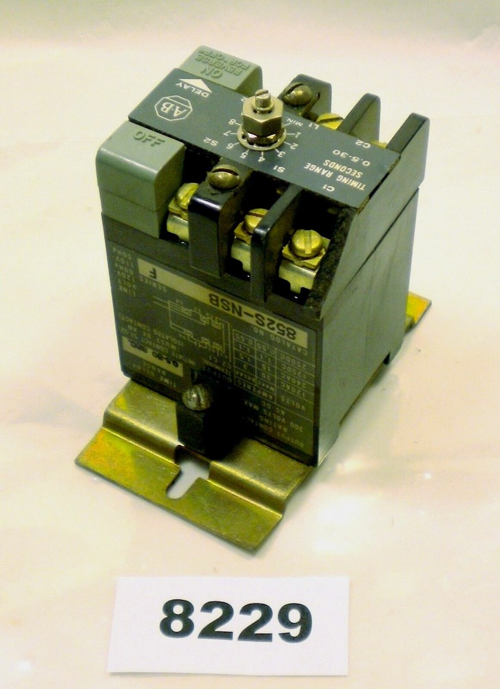 Allen-Bradley SS Timing Module 852S-NSB .5-30 Seconds