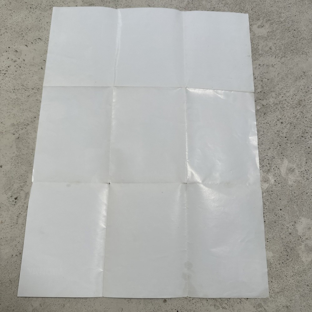 Robotron Nintendo 64 N64 Foldable Poster Insert ONLY