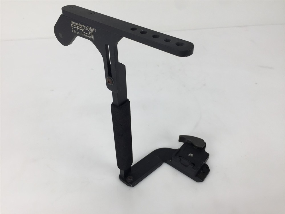 Stroboframe Pro-T Flash Bracket with Manfroto Camera Mount Bracket