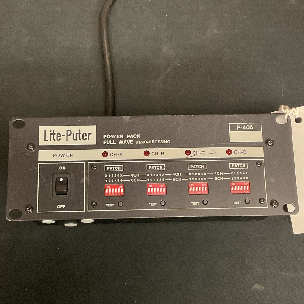 Lite Puter P-406 Power Pack Full Wave Serial 990520094