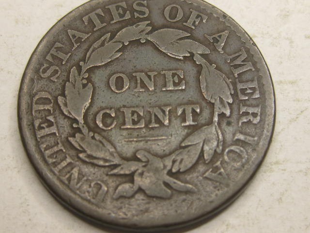 1830-Large Cent -Very Good