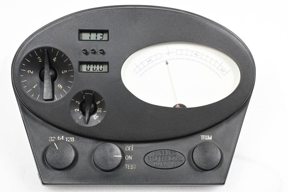 Scientology Professional Mark VI E-Meter Hubbard Electrometer BLACK