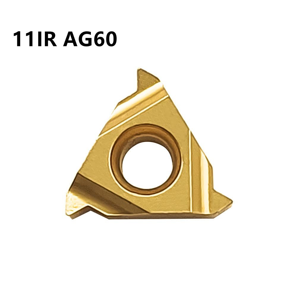 Lathe Threading Inserts 11ER AG60 + 11IR AG60 Carbide Inserts for External Thr