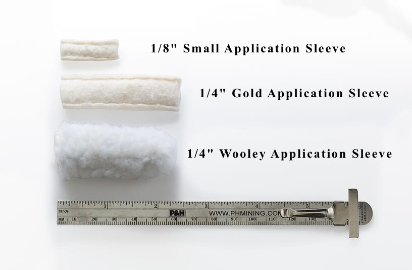 1/4" Wooley Application Sleeve for Electroplating Bit - 10 Pack