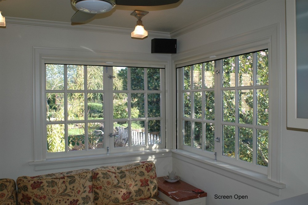18-24" Wide x 37-48" Tall Retractabl​e Window Screen (Custom Built)