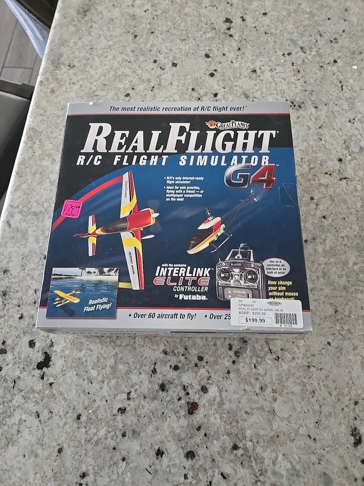 G4 Great Planes RealFlight RC Flight Simulator InterLink Elite Control by Futaba