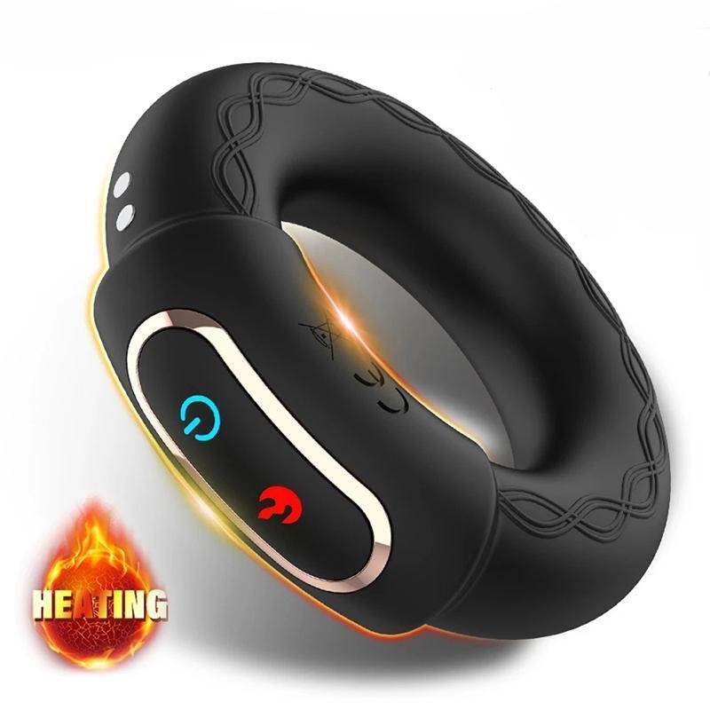 Electric Penis-Stretcher Enhancer-Ball-Scrotum-Ring-Delay-Ejaculation-Men