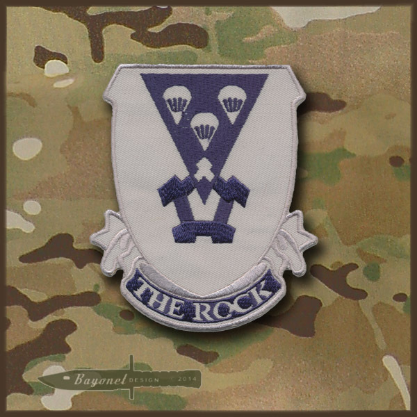 503rd Infantry Regiment Patch with Hook and Loop - US Paratrooper - US Airborne