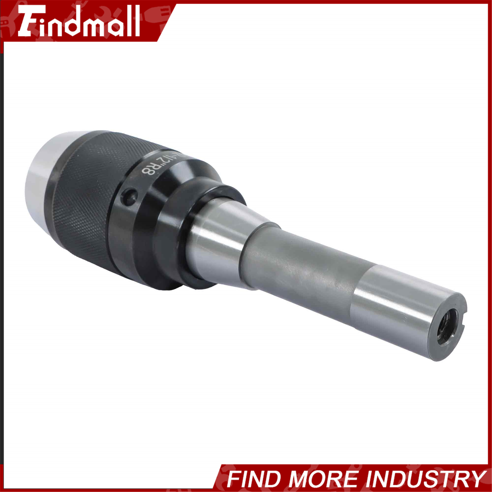 Findmall High Precision Keyless 1/32" - 1/2" Drill Chuck with R8 Integral Shank