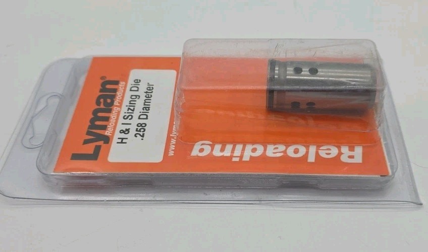 Lyman H & I Sizing Die .258 Diameter Sizer Die Reloading New