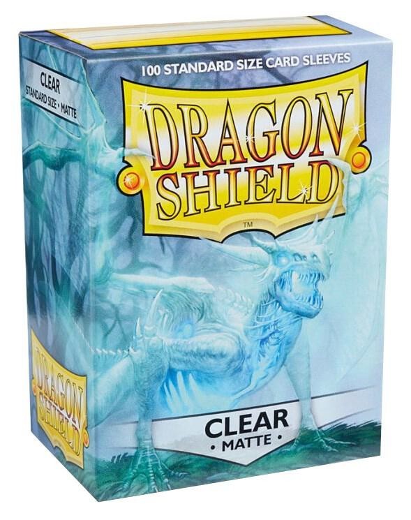 Dragon Shield - Clear Matte Sleeves 100ct Box