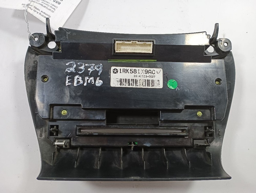 Dash Temperature Control from 2011 Dodge Journey 9810299