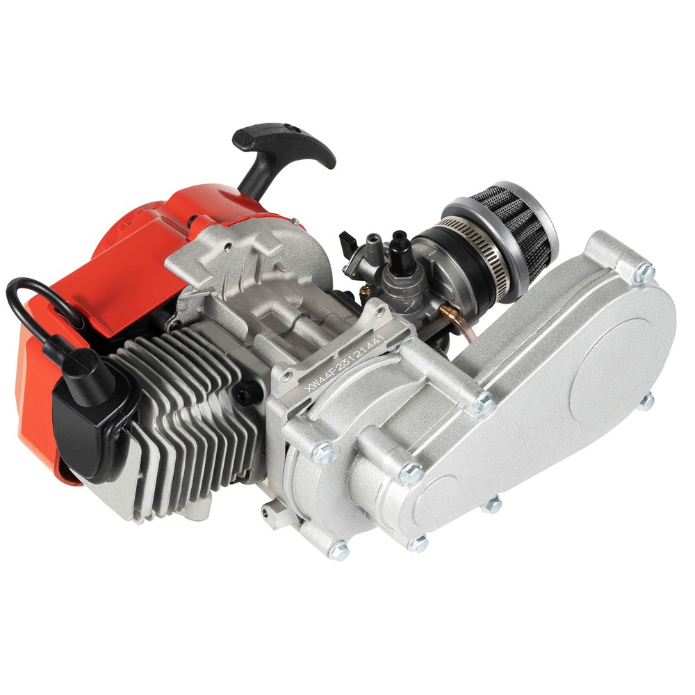 Complete Mini Engine Motor Kit, For 49cc 2stroke Mini Dirt Bike Atv, Pull Start