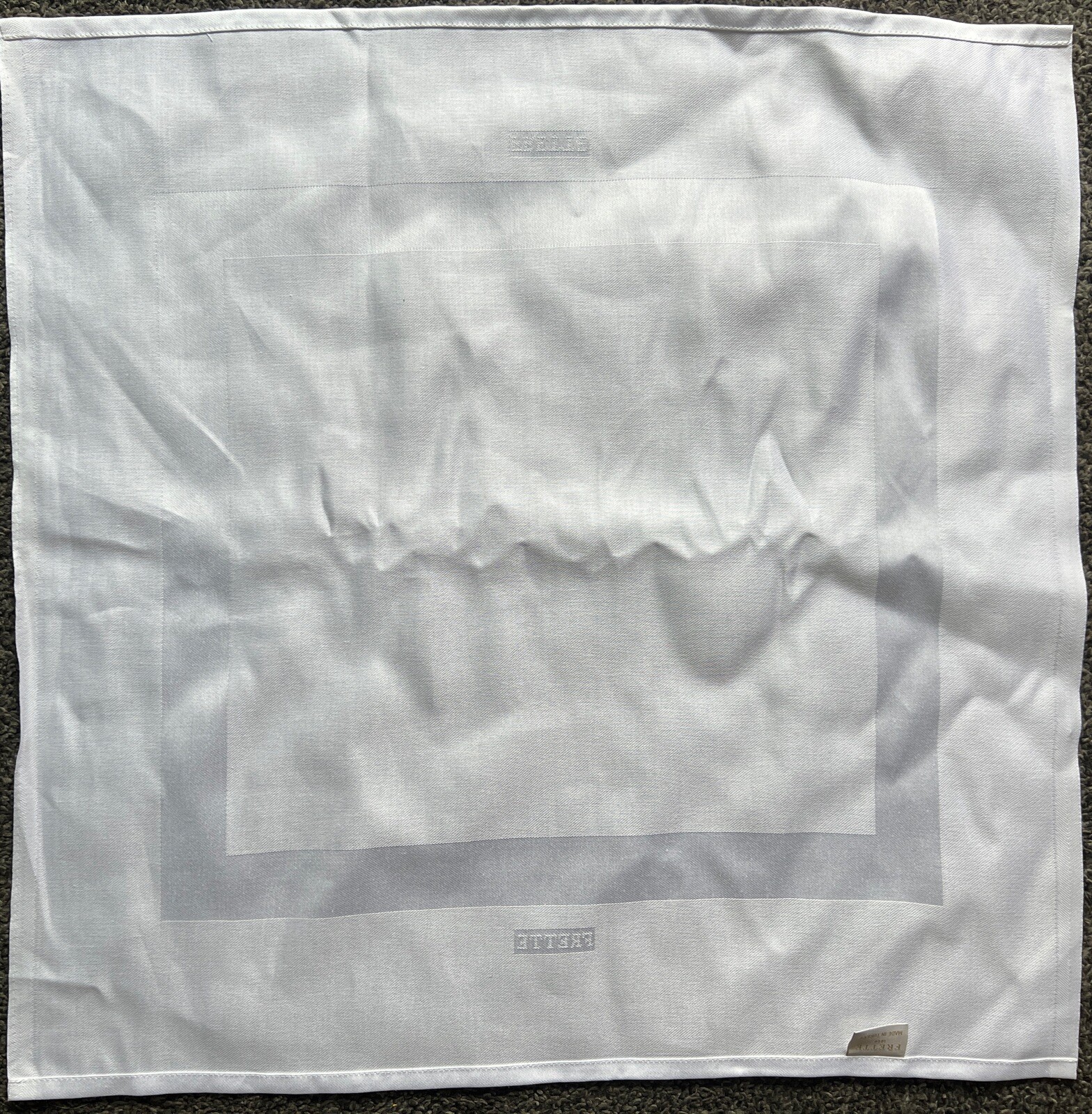 FRETTE 1860 TABLE NAPKINS 23" X 23" Napkins White Lot Of 6 New