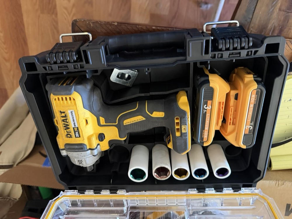 DeWalt DCF894 Impact Wrench & Socket Insert for Deep Compact Organizer (Insert)