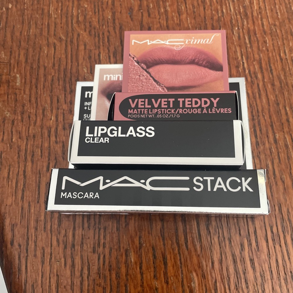 M.A.C. Mini Pack Stacks (Mini Ximal, Mini Lipglass Clear & Mini Mascara